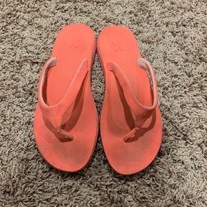 Women’s Hurley Flip Flops-Orange